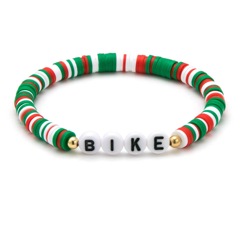 Bike Beaded Bracelet