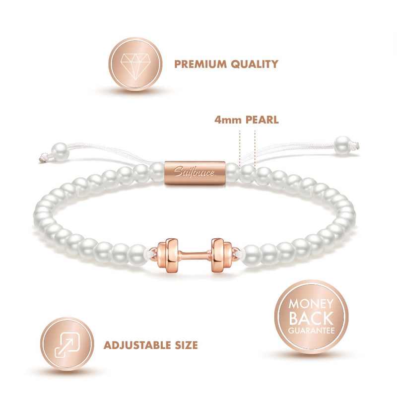 Bracciale Pearl Rose Gym