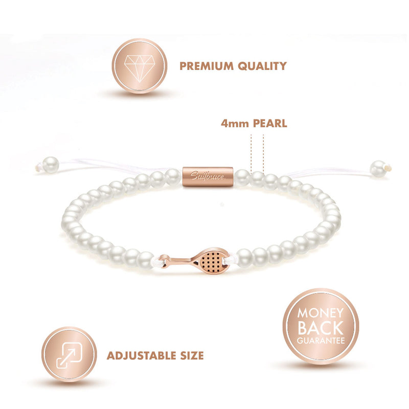 Pearl Rose Tennis Bracelet