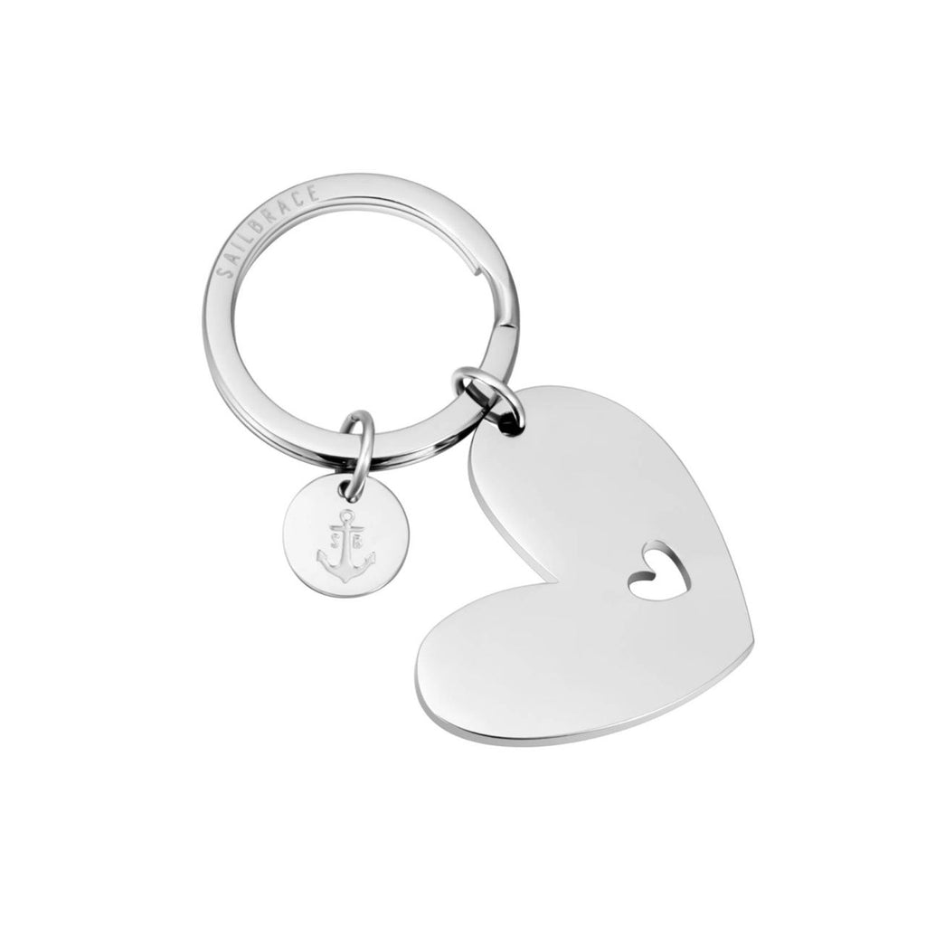 Silver Heart Keychain – Sailbrace
